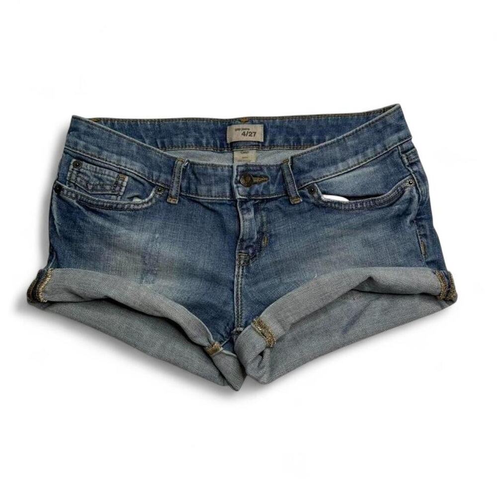 Gap Low Rise Denim  Y2K Shorts Womens size 4 waist 27